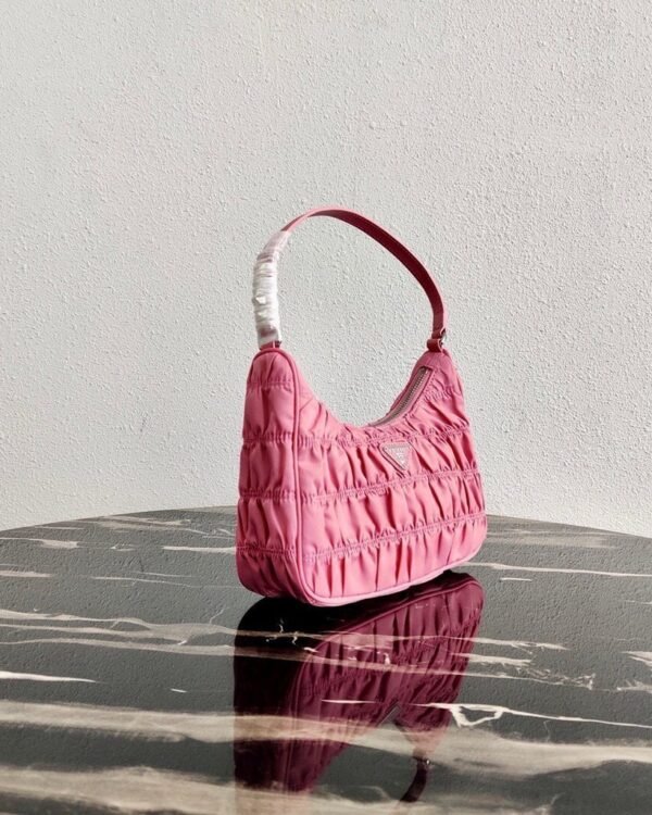 Replica Prada 1NE204 Prada Nylon and Saffiano Leather Mini Bag in Pink
