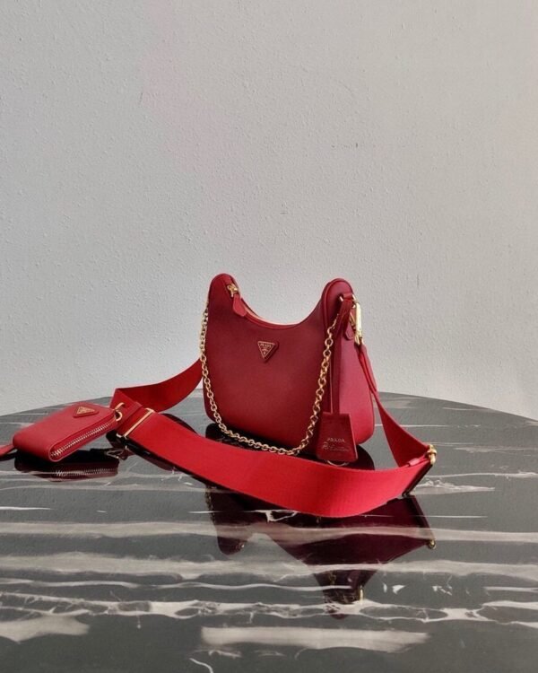 Replica Prada 1BH204 Prada Re-Edition 2005 Saffiano leather Bag in Red