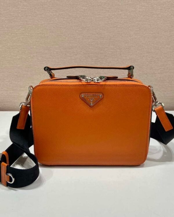 Replica Prada 2VH069 Brique Saffiano leather bag Orange