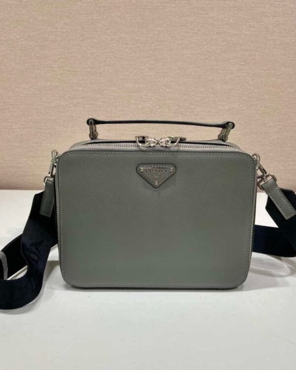 Replica Prada 2VH069 Brique Saffiano leather bag Gray