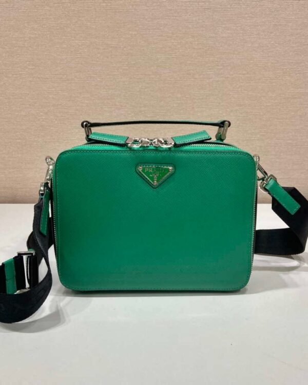 Replica Prada 2VH069 Brique Saffiano leather bag Green