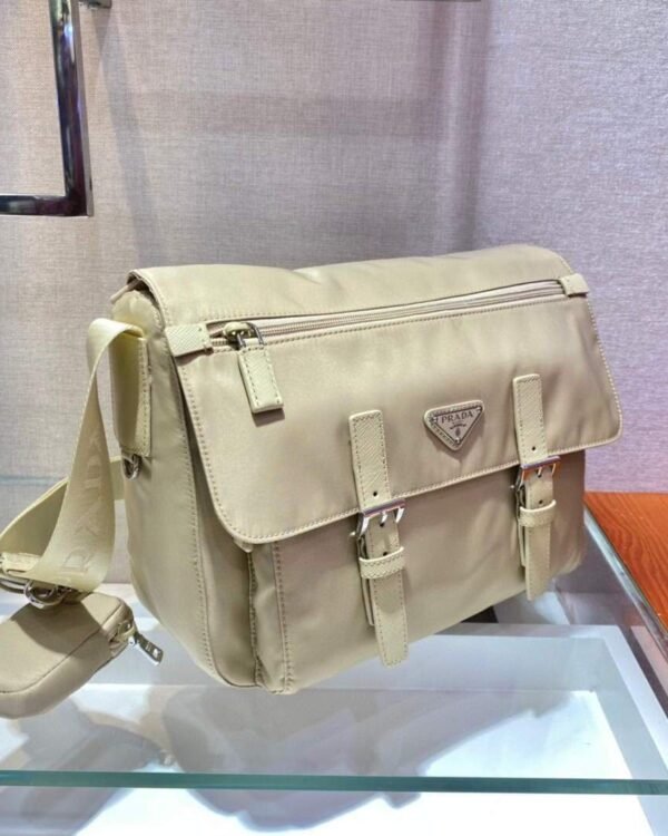 Replica Prada Medium Nylon Shoulder Bag 1BD671 Apricot