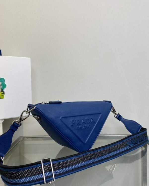 Replica Prada Saffiano Prada Triangle bag 2VH155 Blue