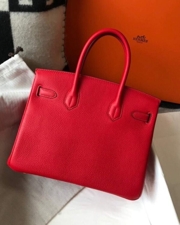 Replica Hermes Birkin Designer Tote Bag Togo Leather 28344 Red