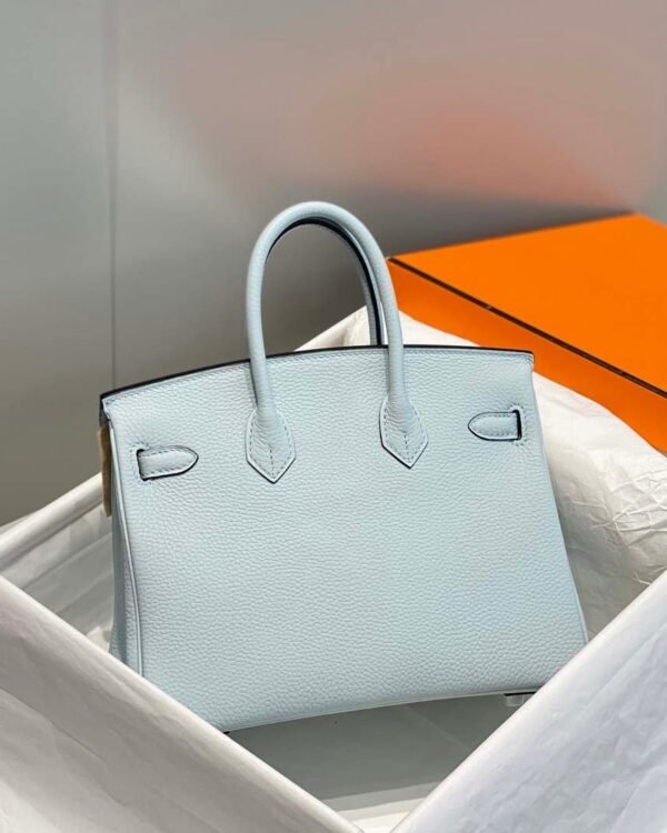 Replica Hermes Birkin Designer Tote Bag Togo Leather 28566 Blue Pale