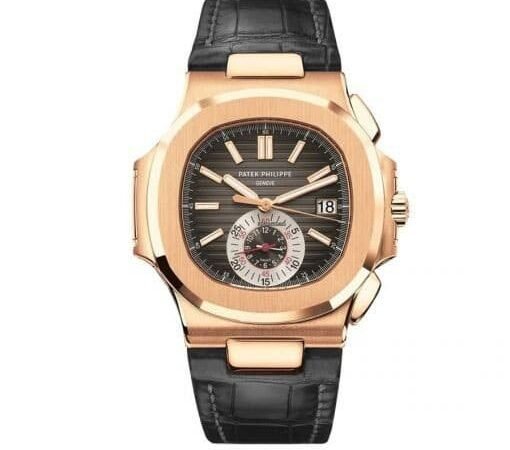 Patek Philippe Nautilus Rose Leather Replica