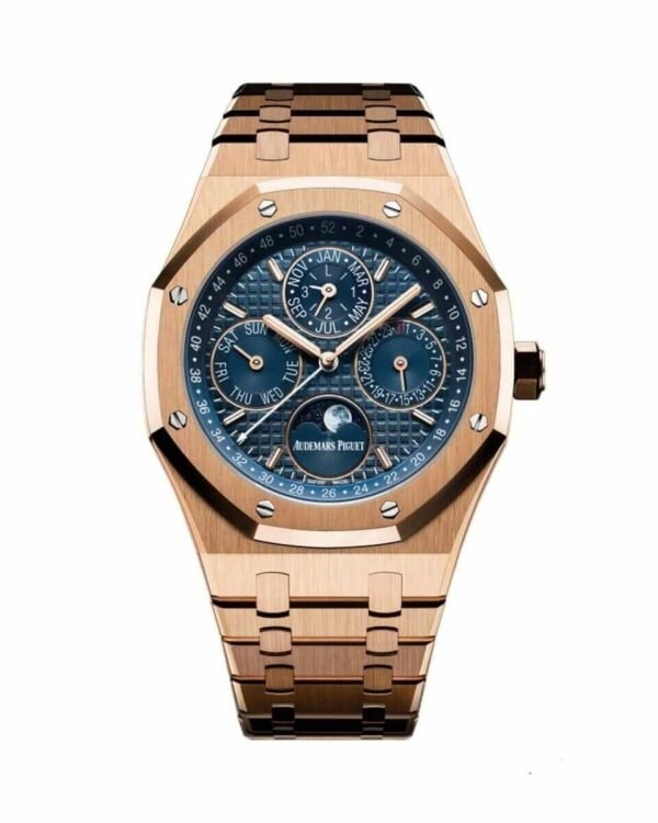 AP Rose Gold Blue Dial Replica