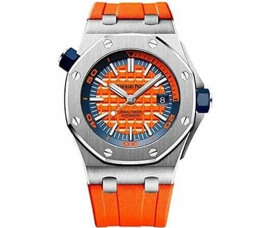 Orange Fake Audemars Piguet