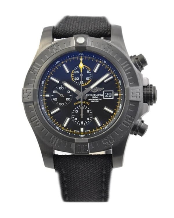 Breitling Super Avenger II Black Steel M133711A/BF30 Replica