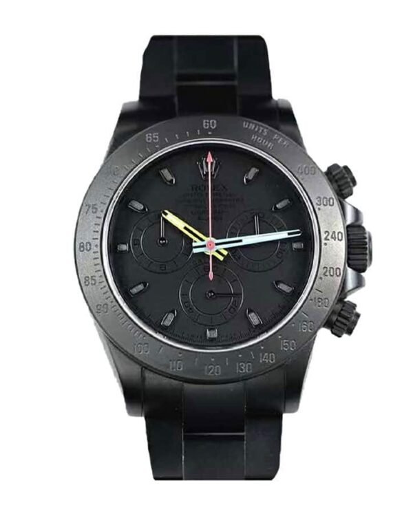 Rolex Blaken Daytona Date Black Dial 116520 Replica