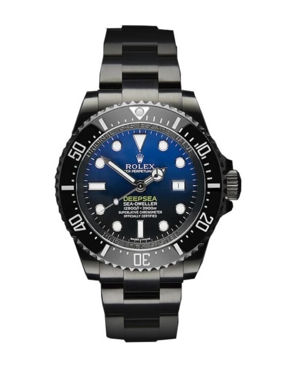 Rolex Deepsea Sea-Dweller Black PVD 116660 D-Blue Oyster Replica