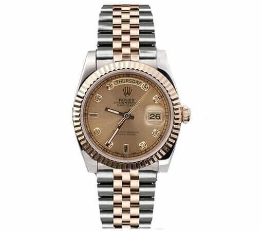 Rolex Day-Date 128238 Yellow Gold With Diamond Dial Replica
