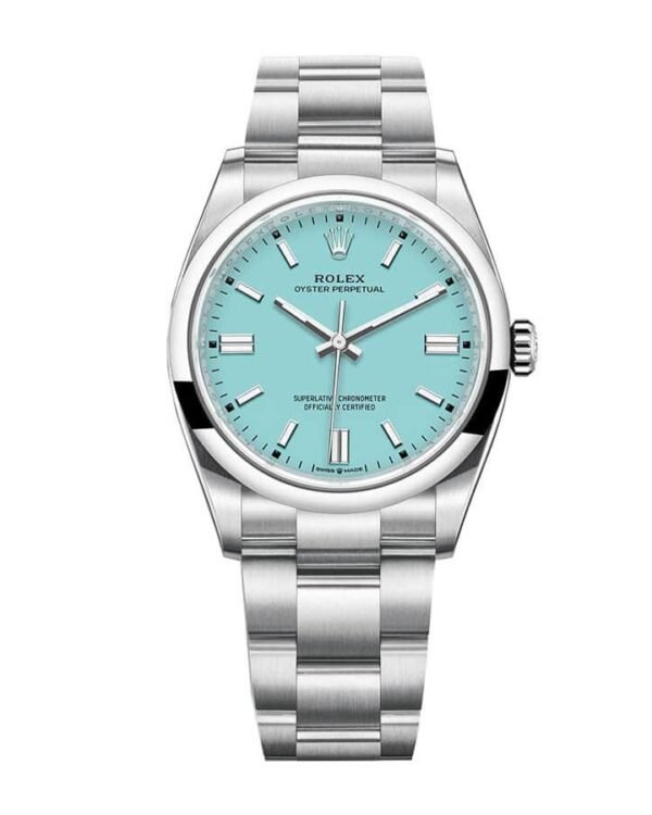 Rolex Oyster Perpetual Aqua Dial 126000 Replica
