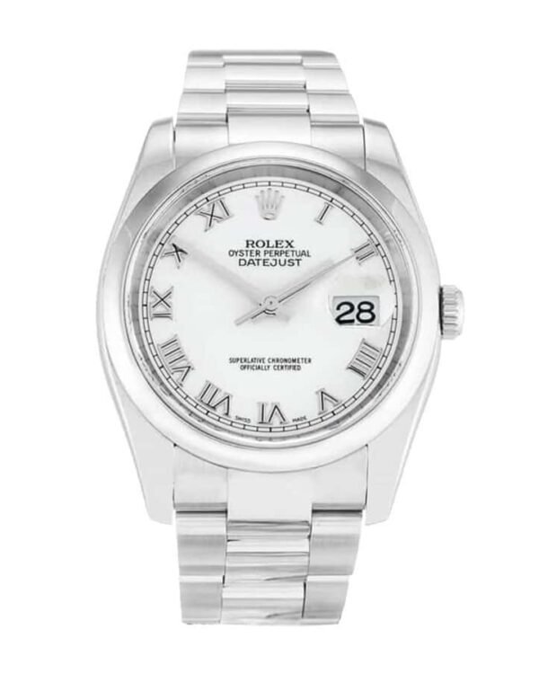 Rolex Oyster Perpetual Datejust White Dial 116200 Replica