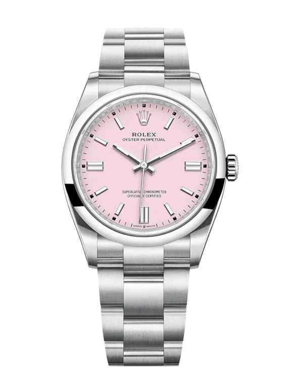 Rolex Perpetual Pink 124300 Replica