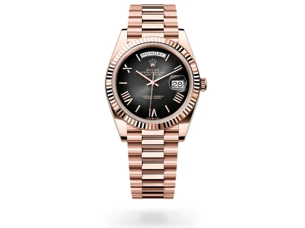 Rolex Day-Date 40 Black Smoke Dial Replica